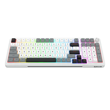 Redragon Bragi Pro K688 RGB Gasket Mounted Gaming Keyboard White Redragon Bragi Pro K688 RGB Gasket Mounted Gaming Keyboard White